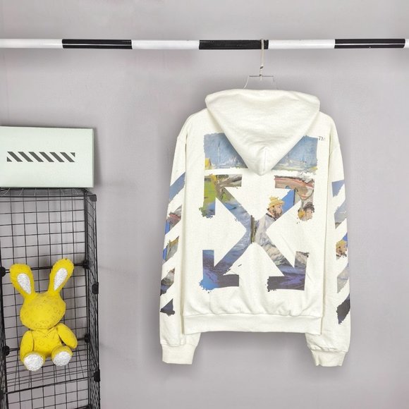🌈Off-White Cross Arrows Retro Fashion Hooded Sweatshirt